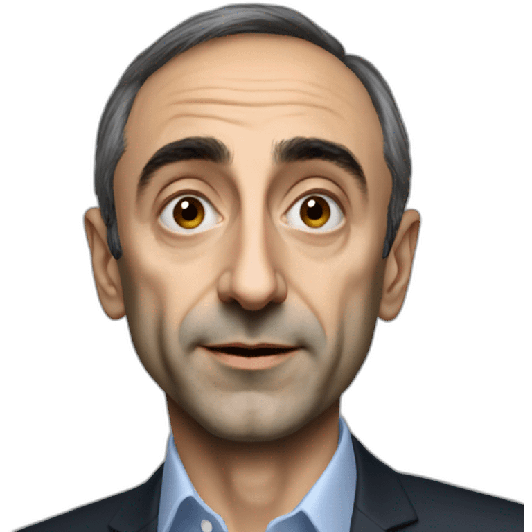 Éric Zemmour ultra realistic emoji