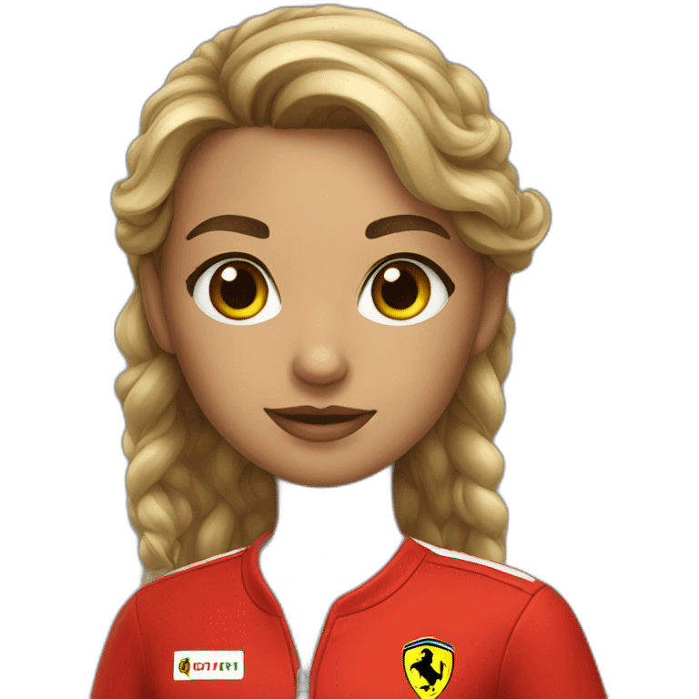 Ferrari girl emoji