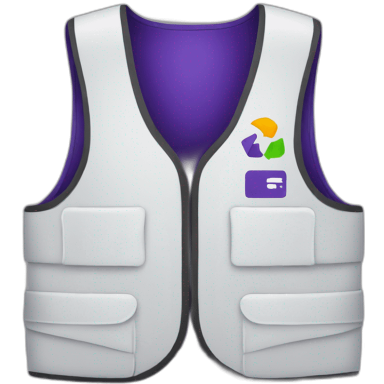 vest with fedex logo emoji