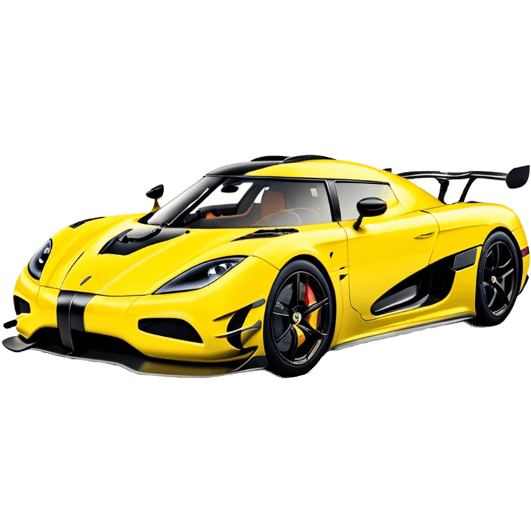 Koenigsegg Agera RS - Koenigsegg (Model Year: 2020) (Iconic colour: Yellow) emoji