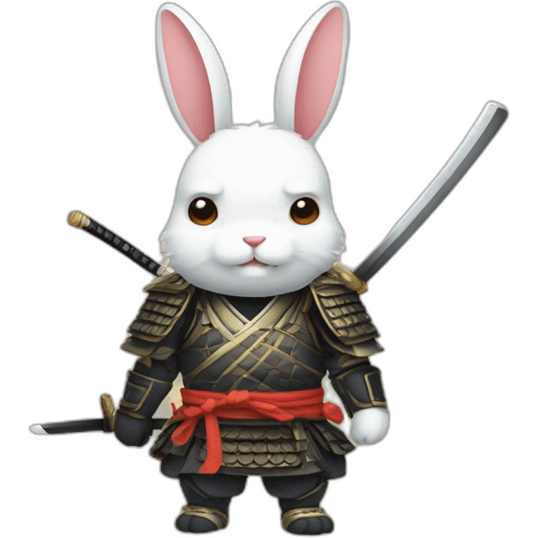 samurai rabbit emoji