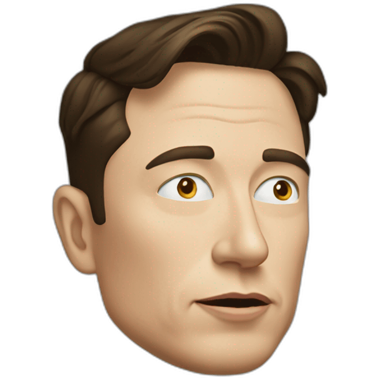 elon musk thinking emoji