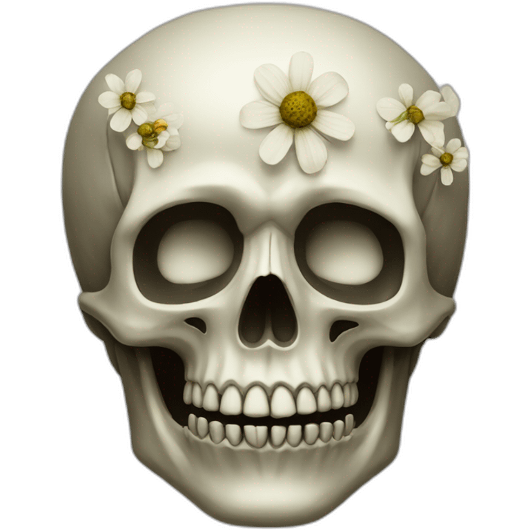 The flower of death emoji