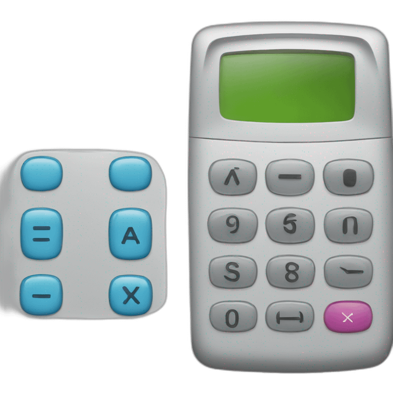 a graphing calculator emoji