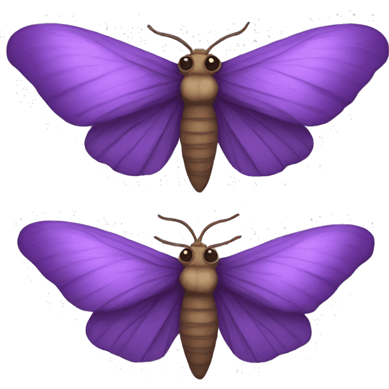 Purple moth emoji