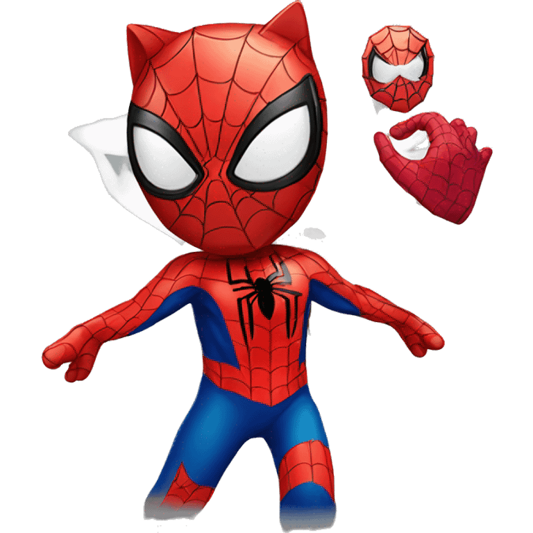 hello kitty and spiderman emoji