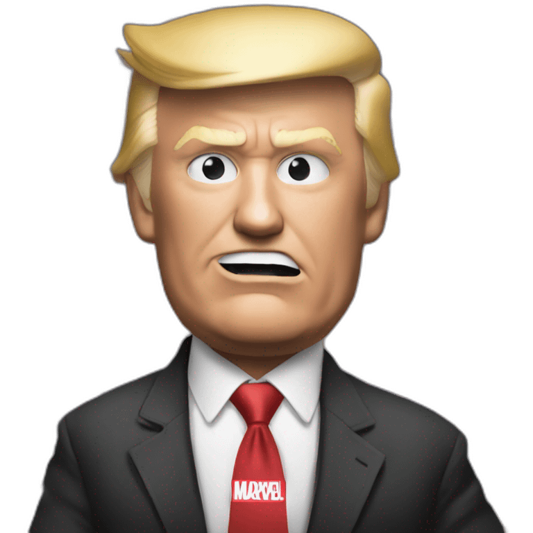 Trump as marvel emoji