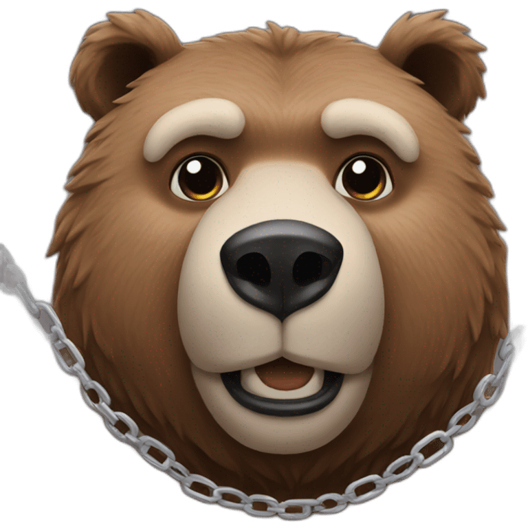 bear chain emoji