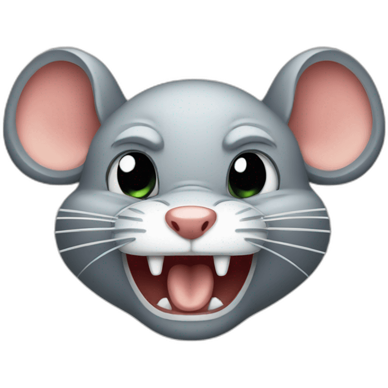 Angry mouse emoji