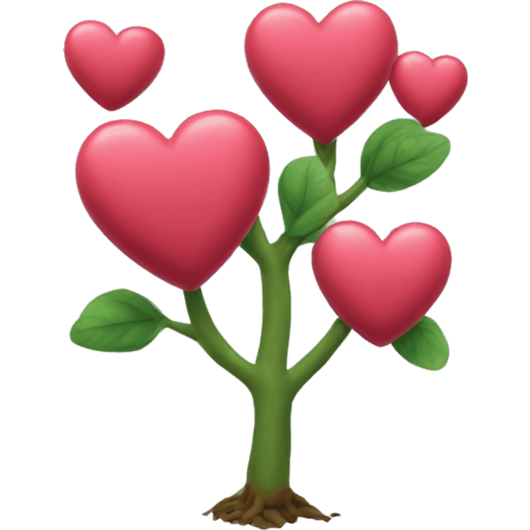 heart shape shrub emoji