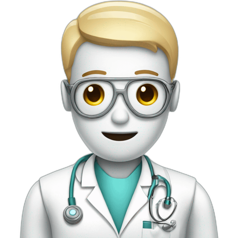 Robot doctor emoji