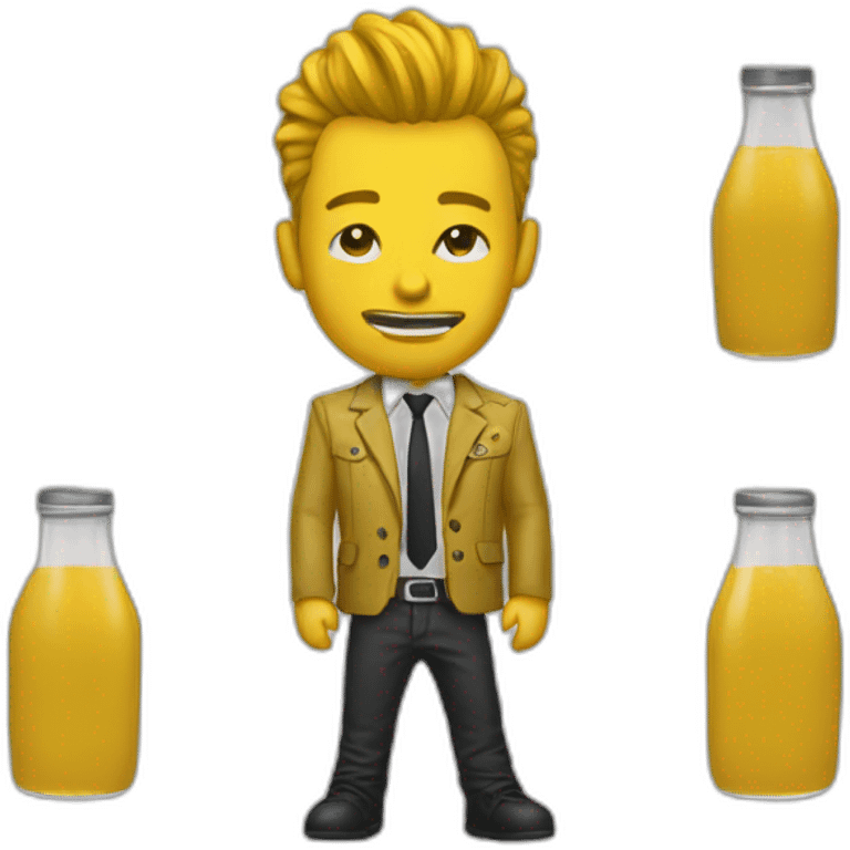 mustard-business-punk emoji