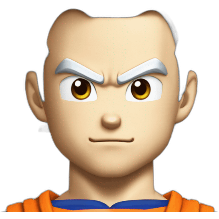 Goku de dragon ball z qui demander pardon emoji