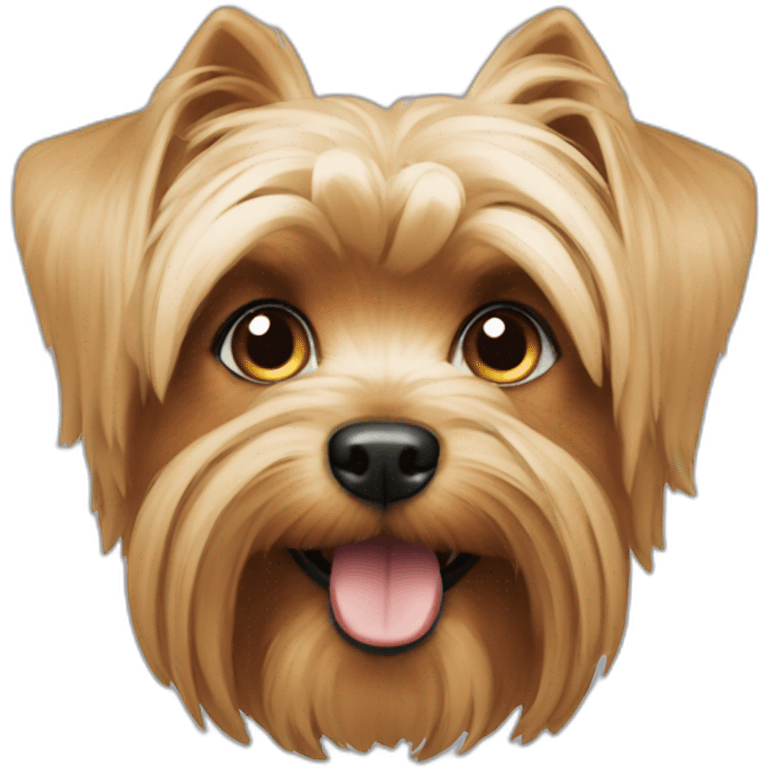 Perro yorkshire emoji