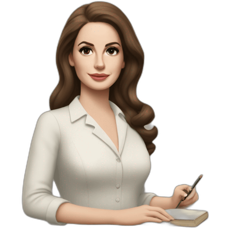 english teacher as lana del rey emoji