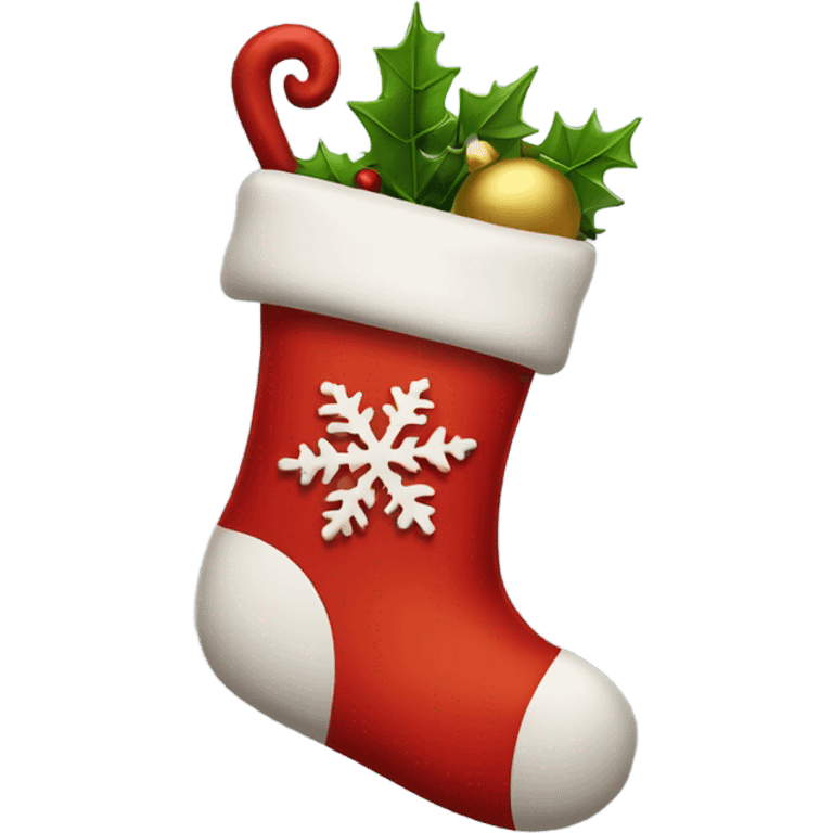 Christmas stocking emoji