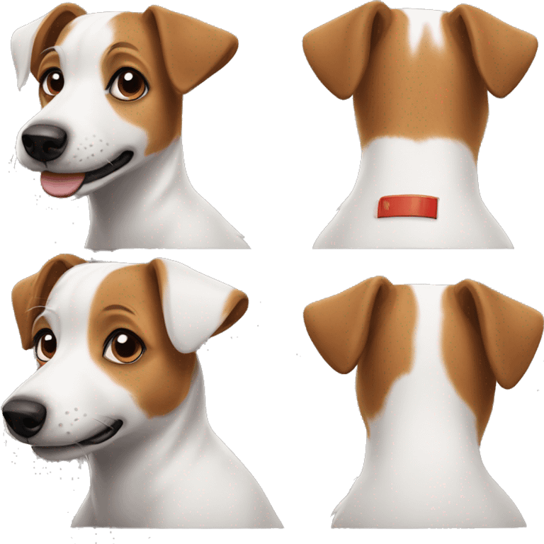 Dog jack russel emoji