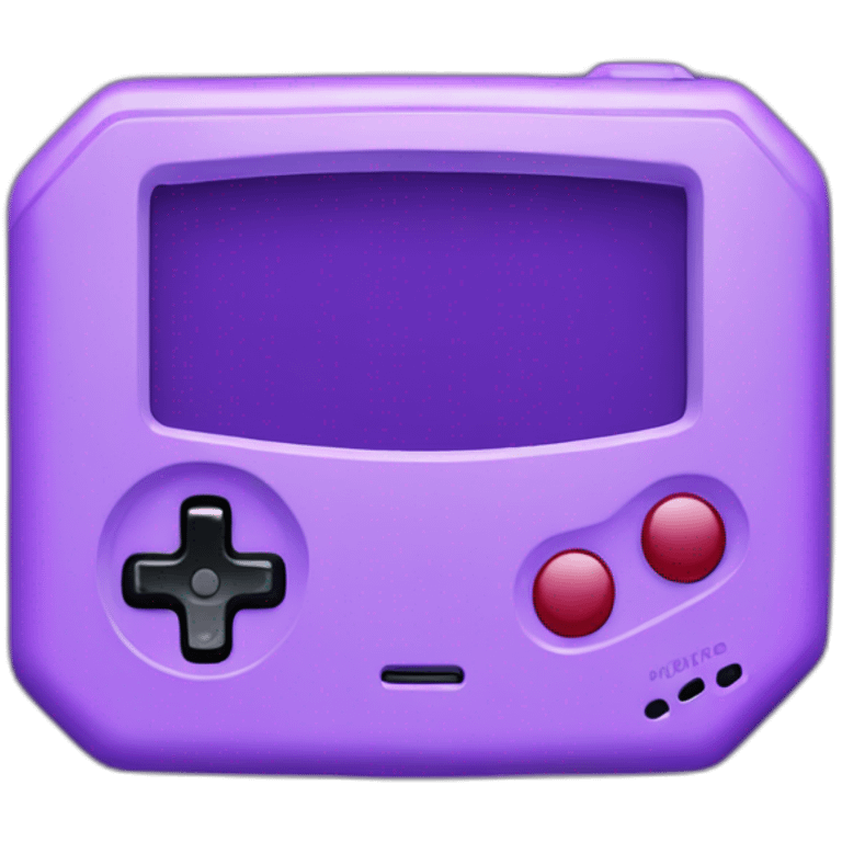 Purple gameboy advance emoji