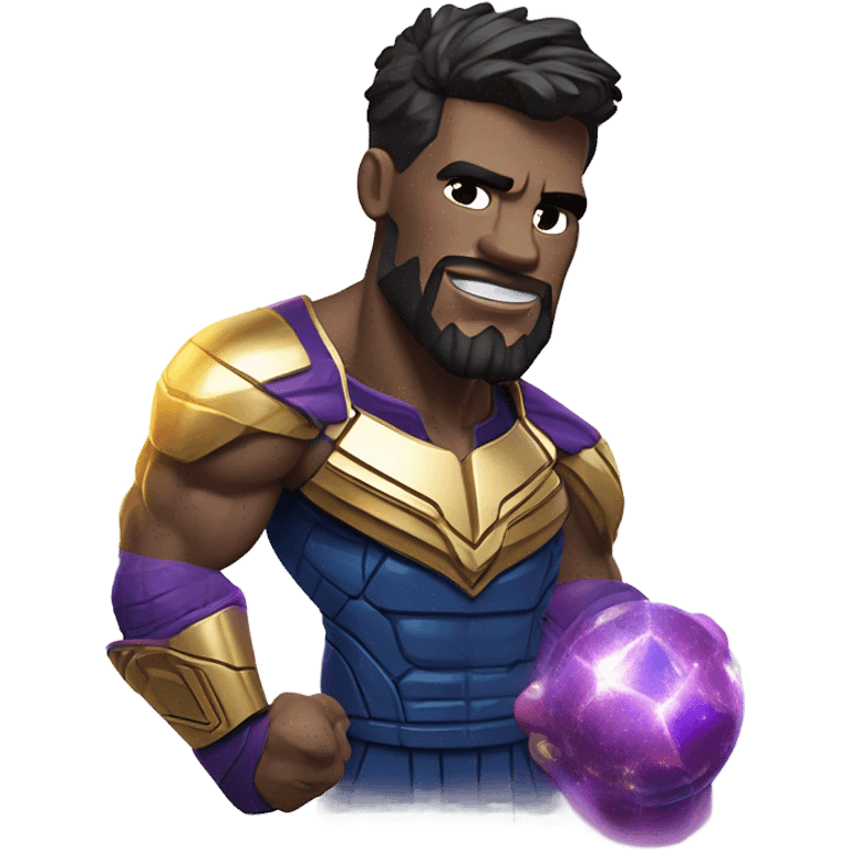 Messi thanos emoji