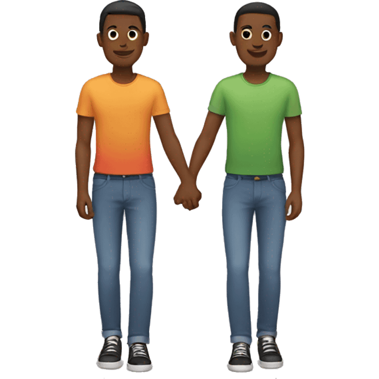 gay couple holding hands emoji