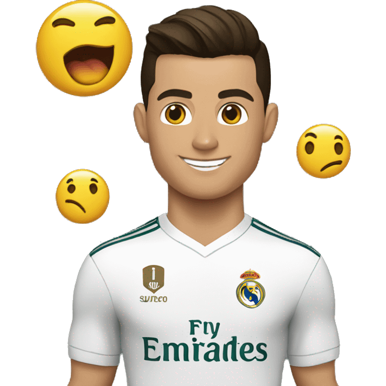 Cristiano Ronaldo say suiiii emoji