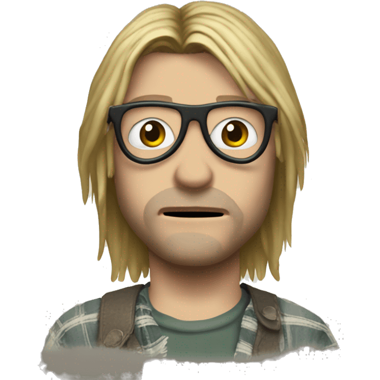 Kurt Cobain and arma emoji