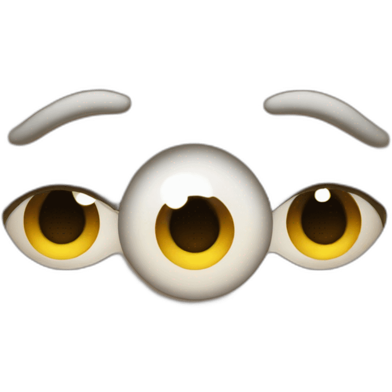 Chat avec des yeux de cœurs emoji