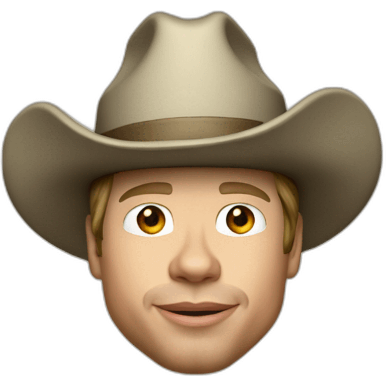 brad pitt mickey o’neil in hat emoji