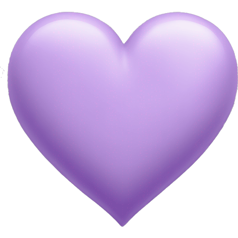 Lilac heart emoji