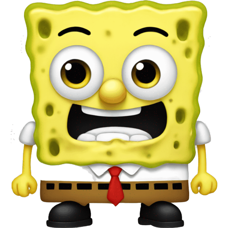 A cute SpongeBob   emoji