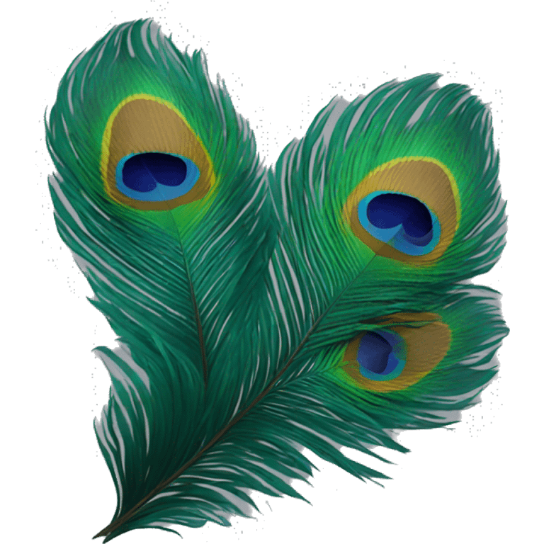 Peacock feathers  emoji