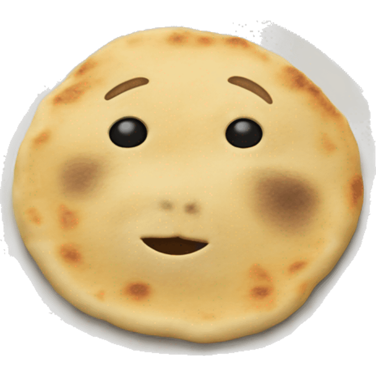 Pupusas on a plate emoji