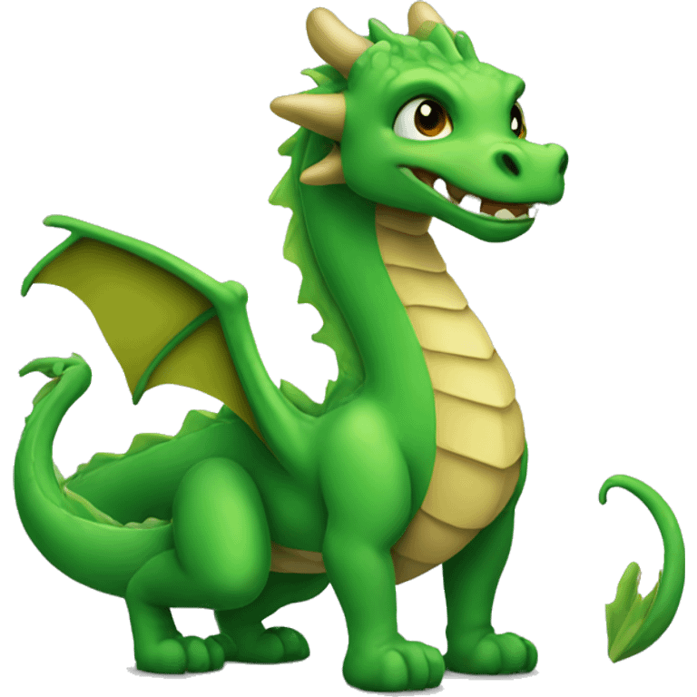 Dragon green emoji