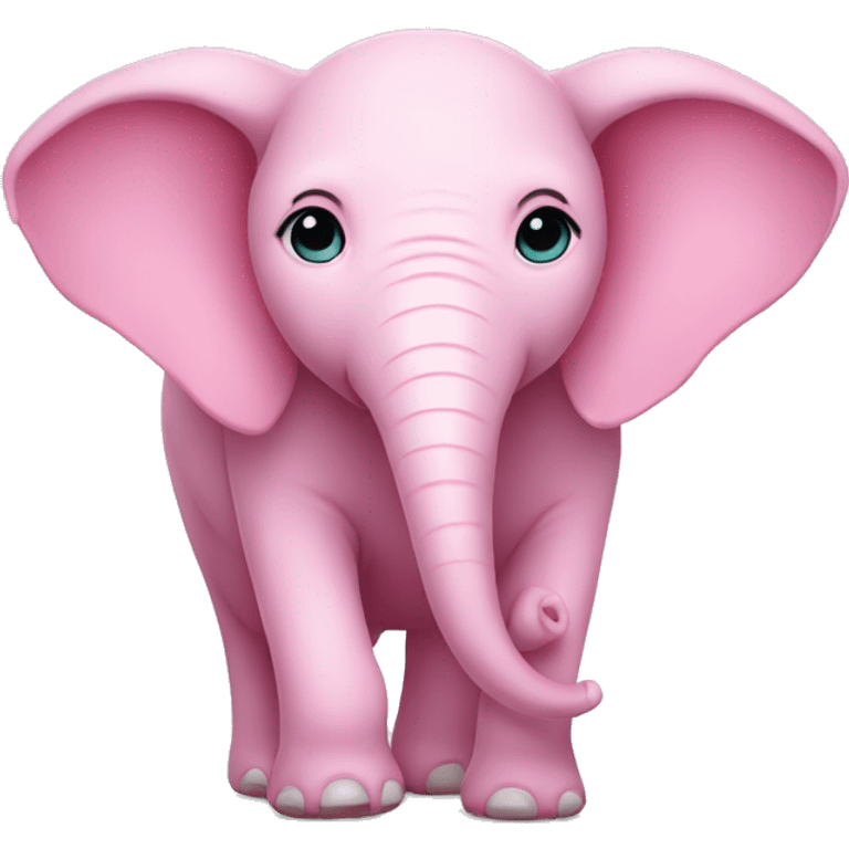 Pink elephant  emoji