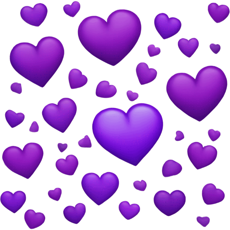 Purple broken heard  emoji