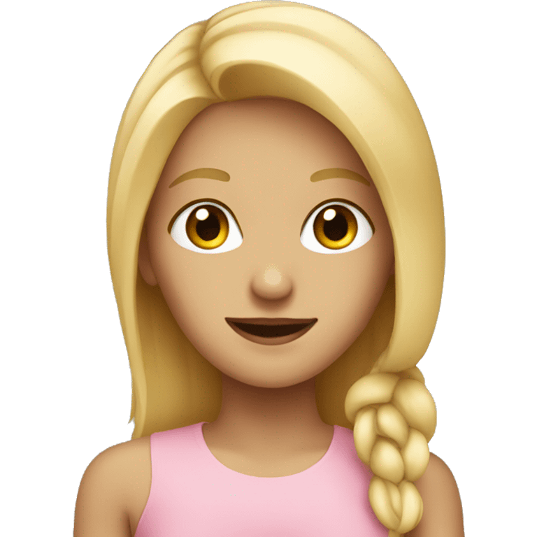 Blonde girl  emoji