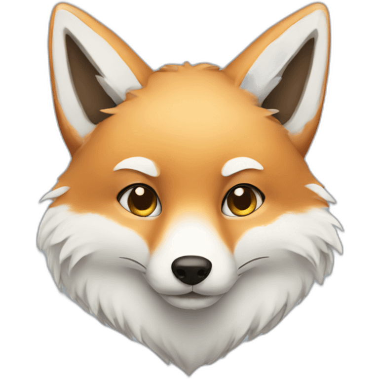 Snow fox emoji