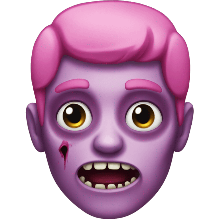 Pink zombie  emoji