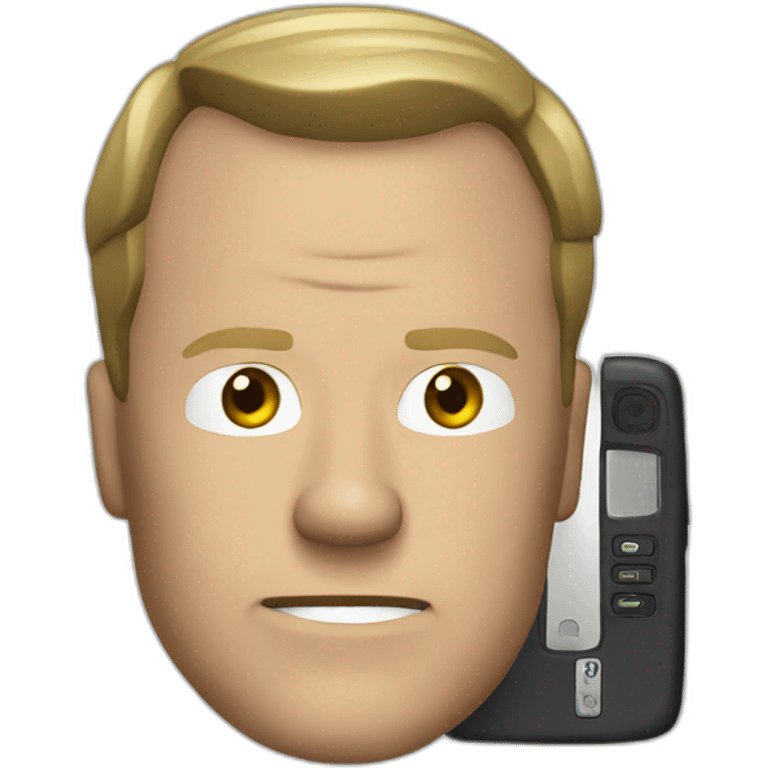 jack bauer with cellphone emoji