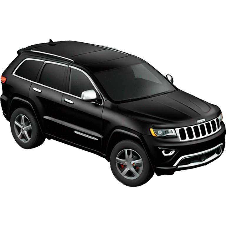 Black Jeep grand Cherokee emoji