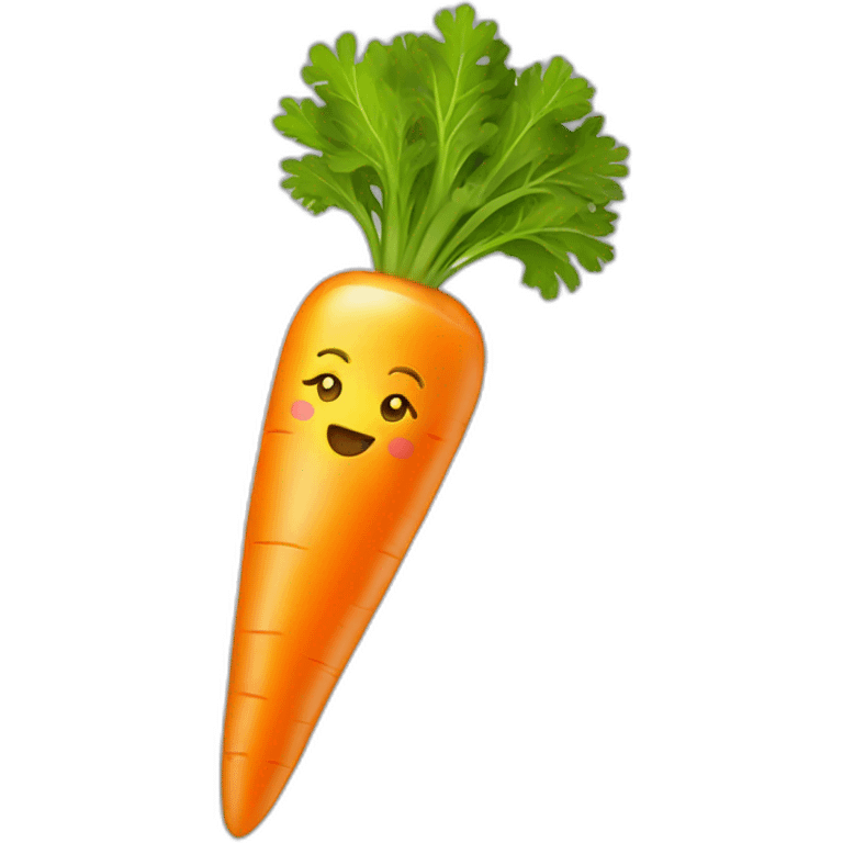 gold bright carrot with a star emoji