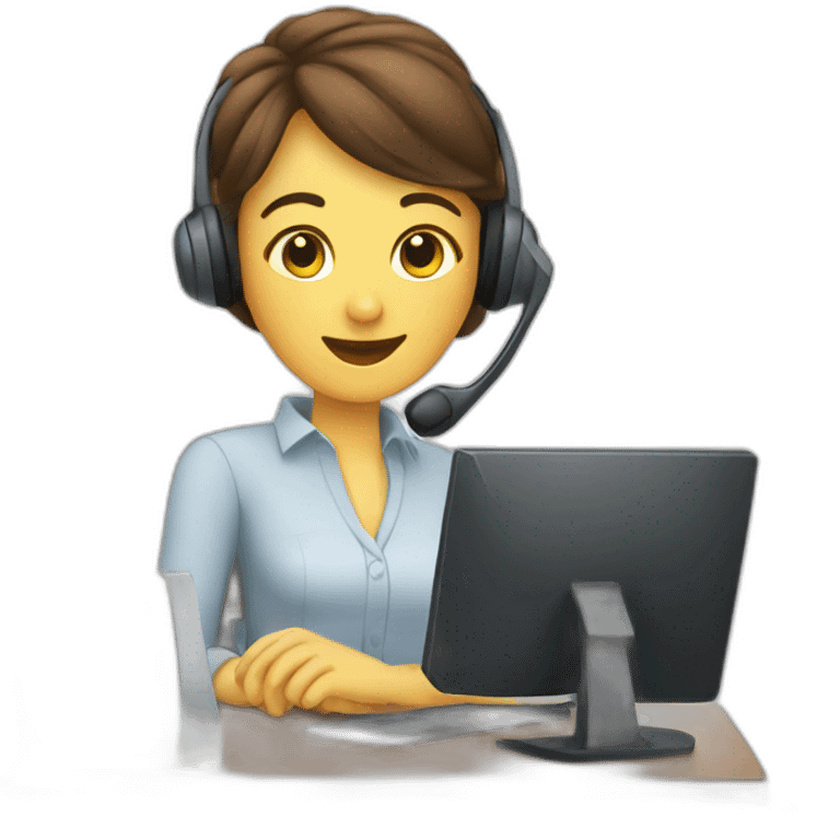 call center emoji