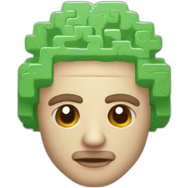 8bit brain man emoji