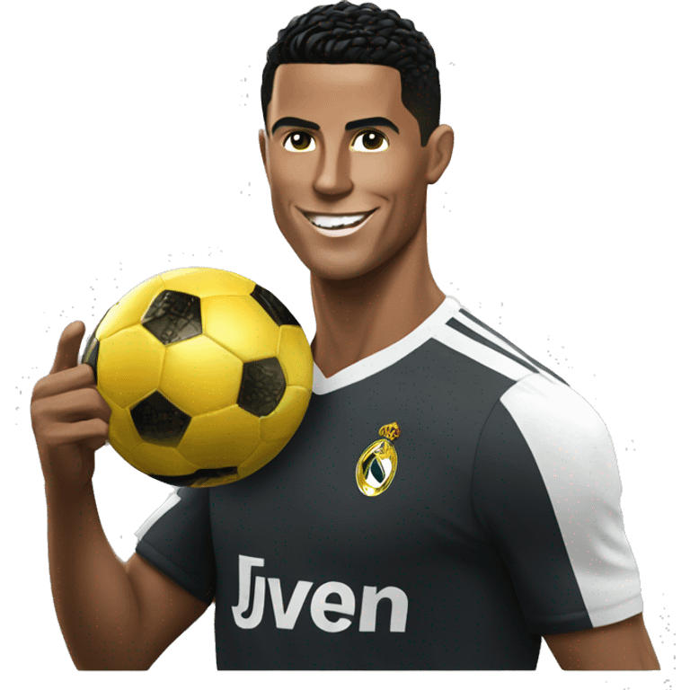 black cristiano ronaldo emoji