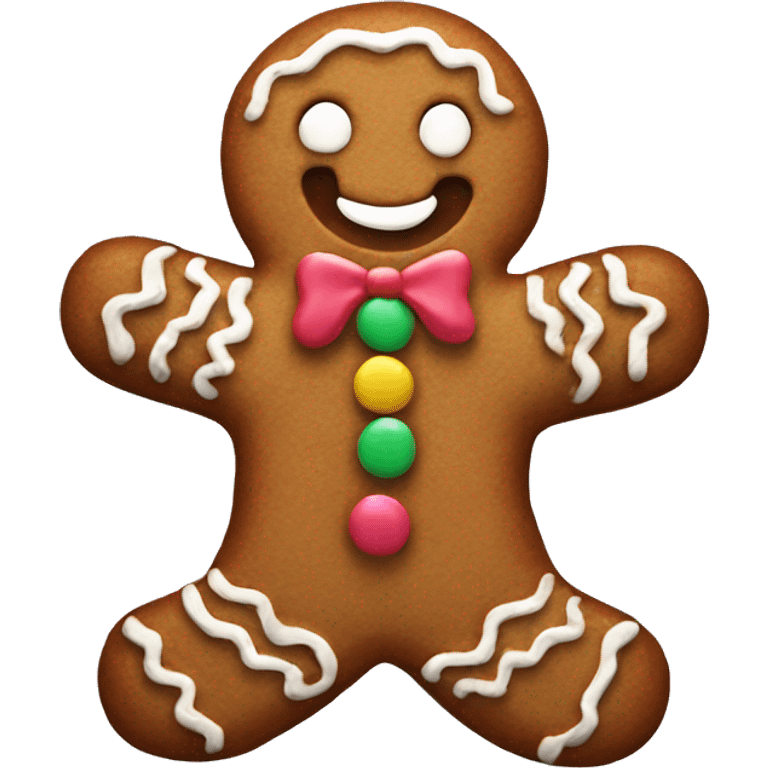 Aesthetic gingerbread man’s emoji