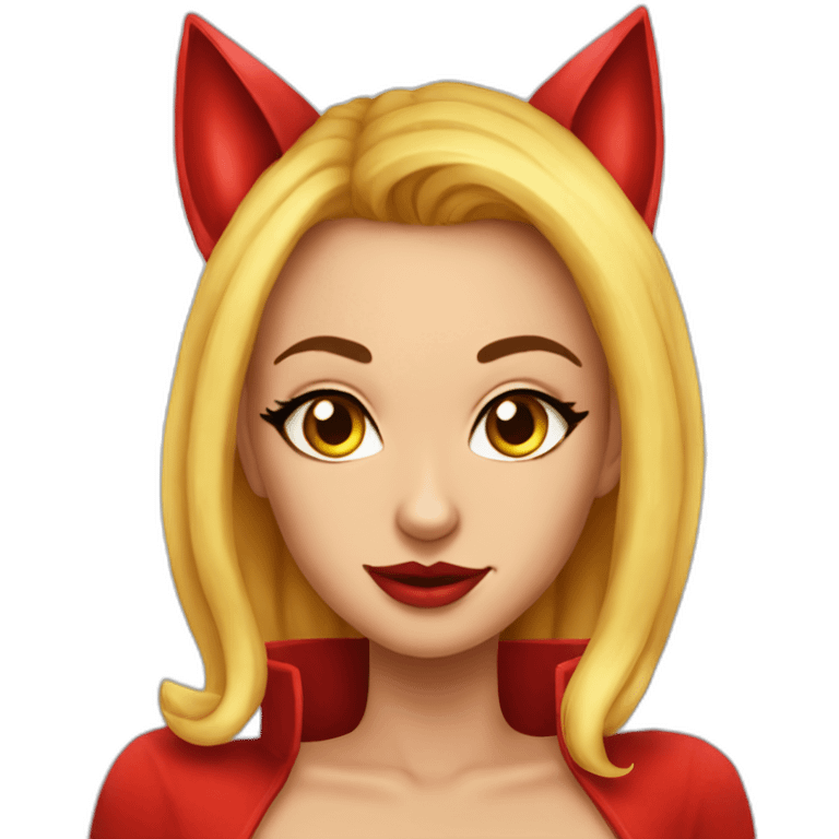 doja-cat-paint-the-town-red-devil emoji