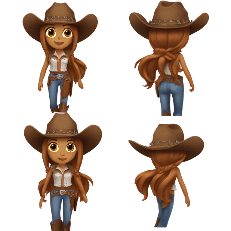 love cowgirl emoji