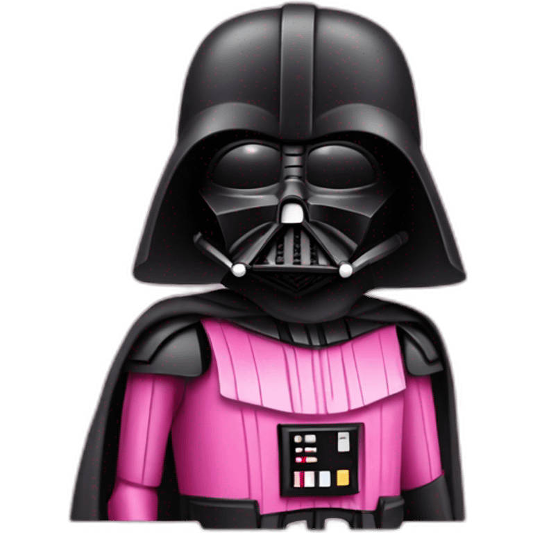 Pink darth vader emoji