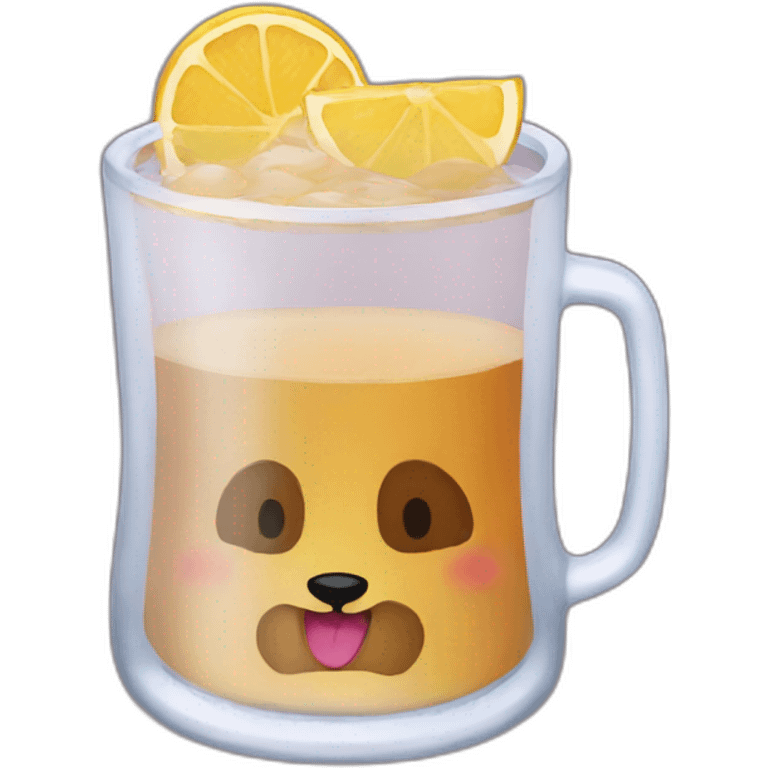 Hoda drink bear emoji