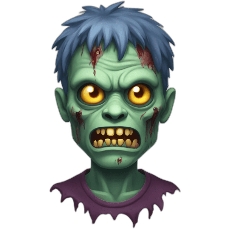 Monstre zombie emoji